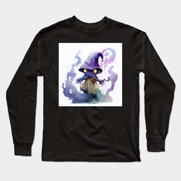 Cute Watercolor Mind Flayer Long Sleeve T-Shirt by artsyindc